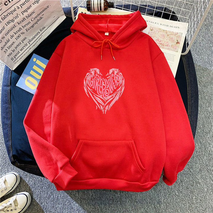 Women's hoodie with creative heart design Lisslune