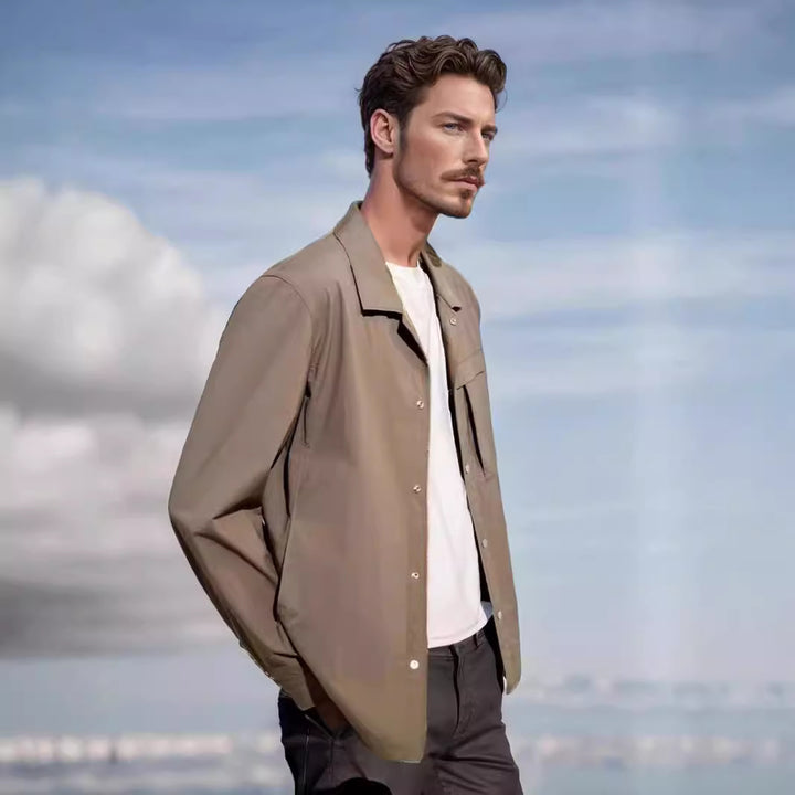 Men's technical leisure jacket with practical pockets and lightweight material Lisslune