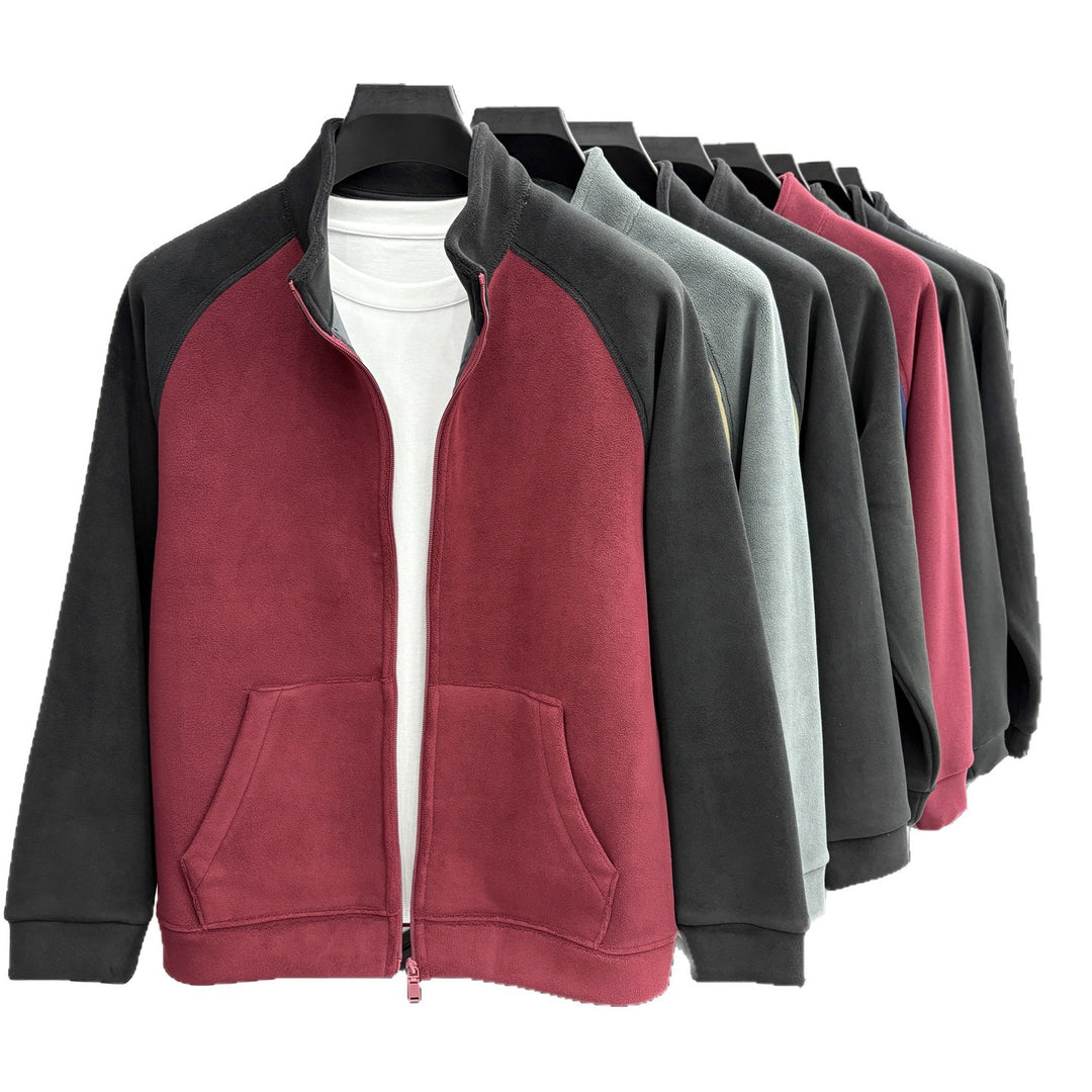 Men's leisure jacket with removable fleece lining Lisslune