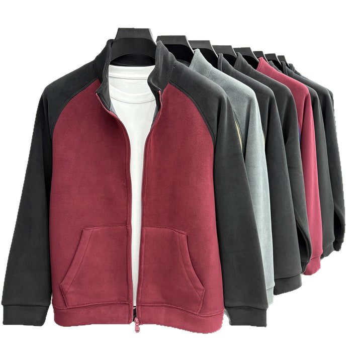Men's leisure jacket with removable fleece lining Lisslune