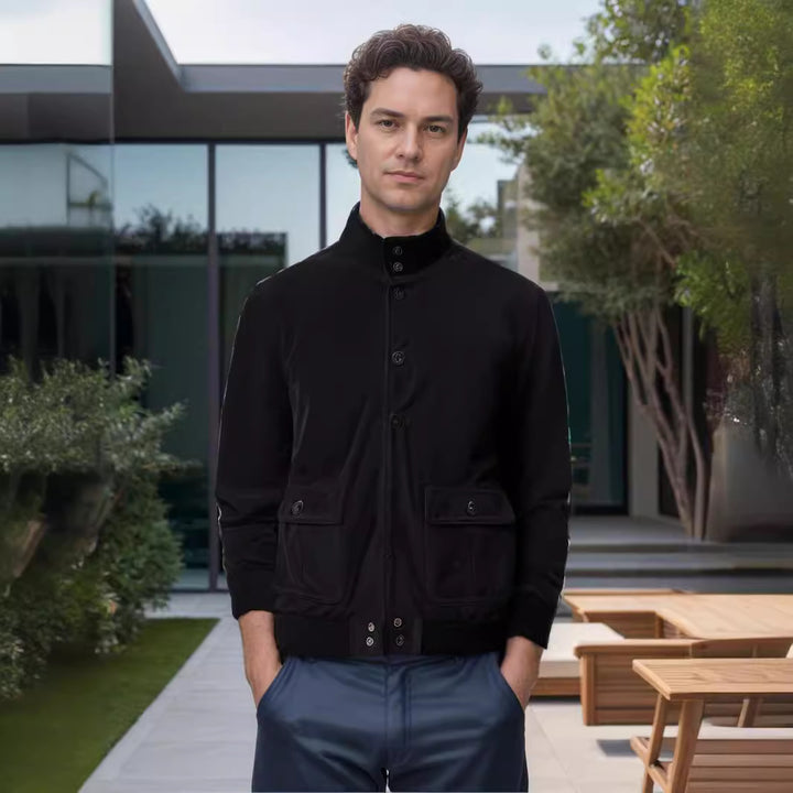 Men's utility jacket with multiple practical pockets Lisslune
