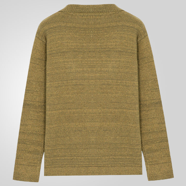 Men's cardigan with cable pattern and practical pockets Lisslune
