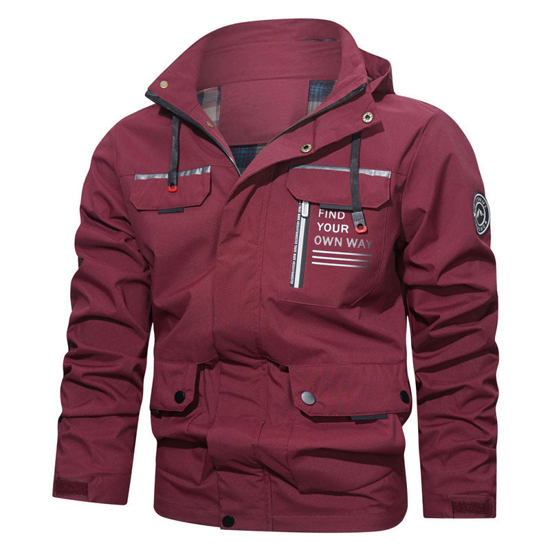 Men's Functional Transitional Jacket with Practical Pockets and Stylish Design Lisslune