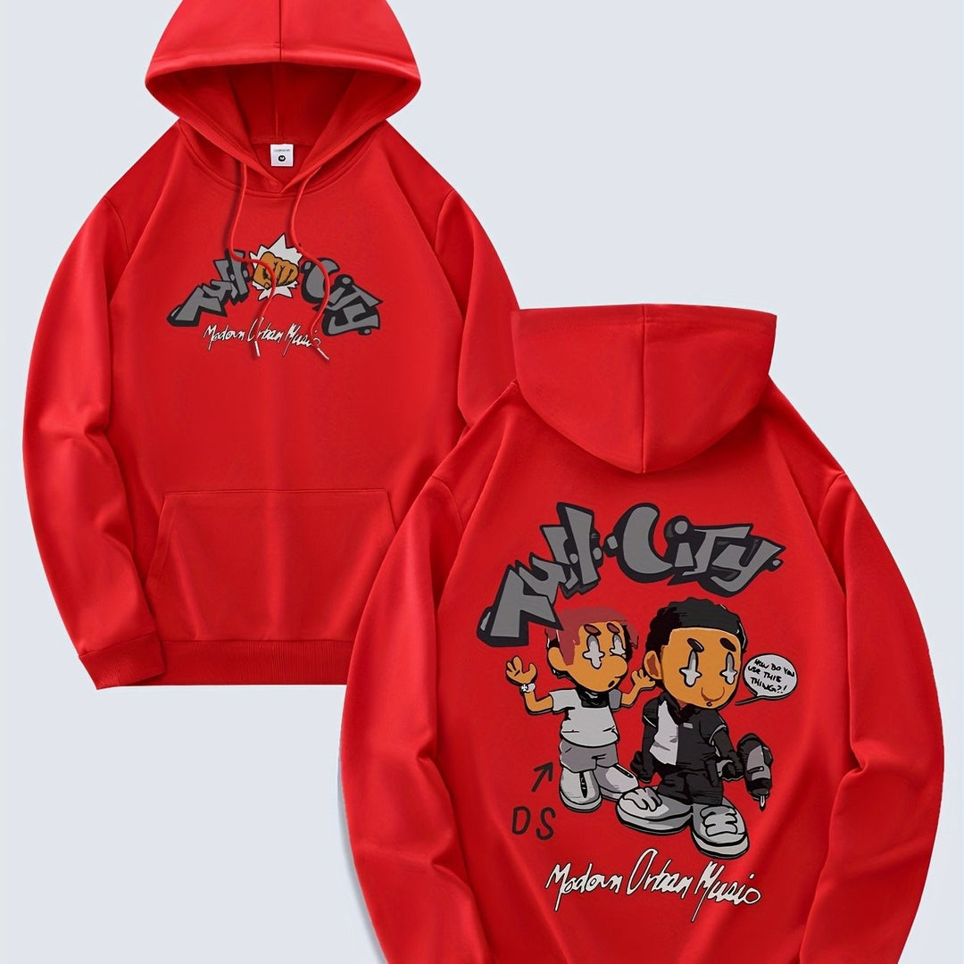 Women's hoodie with original comic design and artistic print Lisslune
