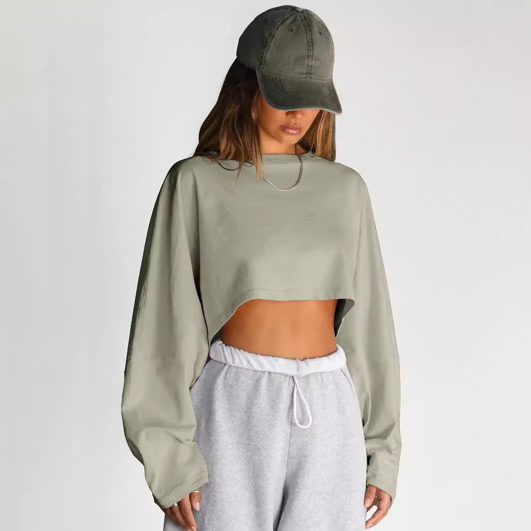 Women's casual crop sweater Lisslune