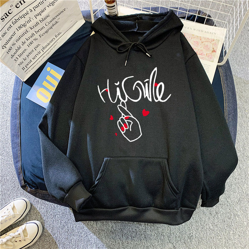 Women hoodie with creative graphic design Lisslune