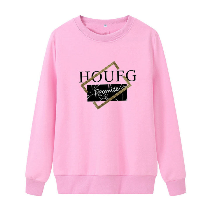 Women's casual sweatshirt with modern graphic print Lisslune