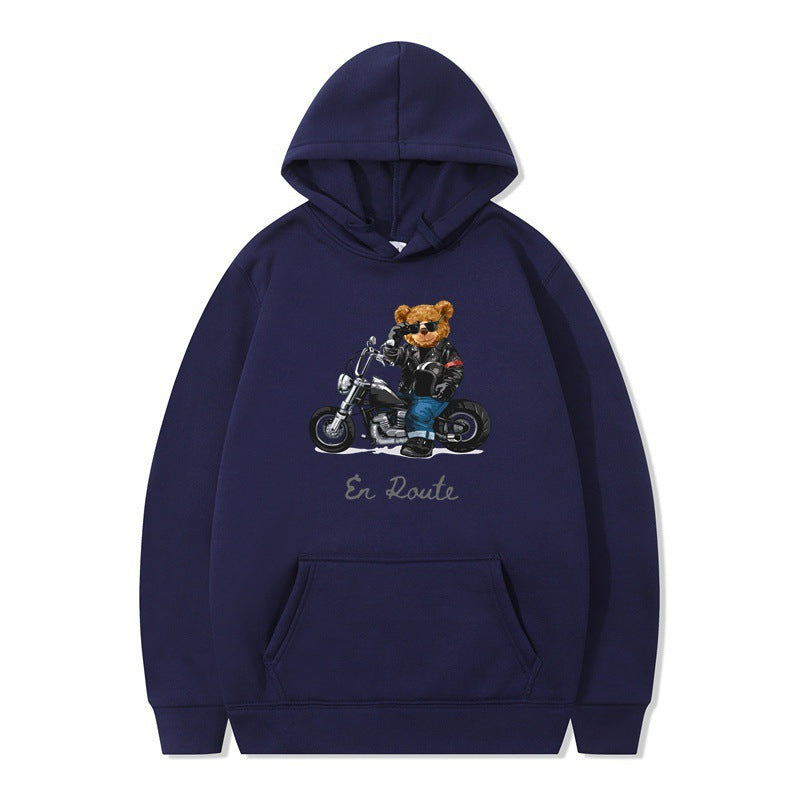 Women's hoodie with unique bear design and casual fit Lisslune