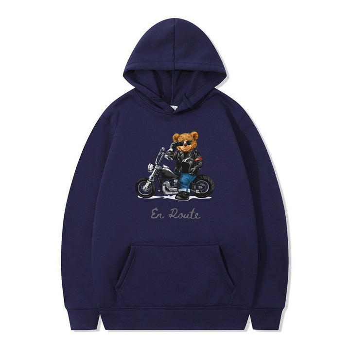 Women's hoodie with unique bear design and casual fit Lisslune