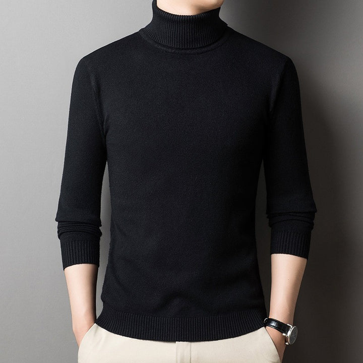 Men's fitted turtleneck sweater Lisslune