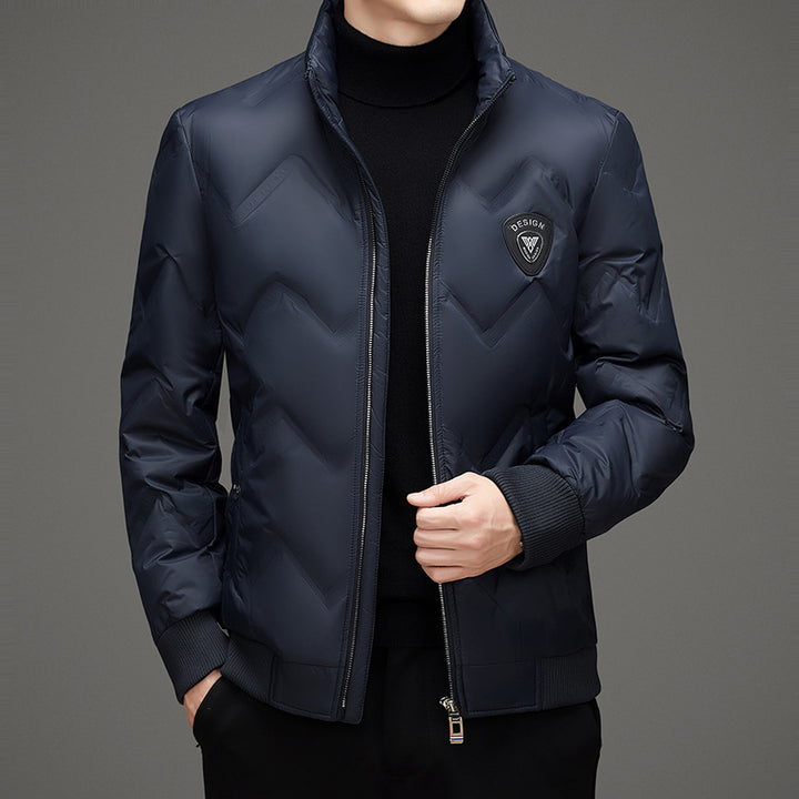 Men's Functional Quilted Jacket with Modern Design Lisslune