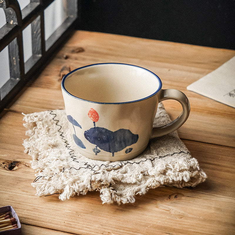 Lisslune | Hand-painted flower mug