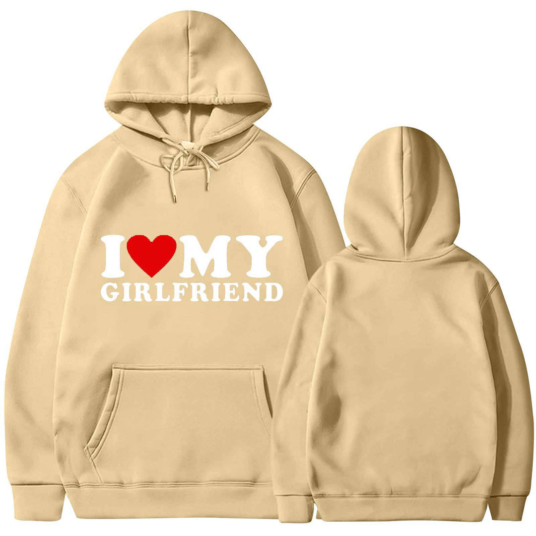 Women's casual hoodie with heart graphic Lisslune