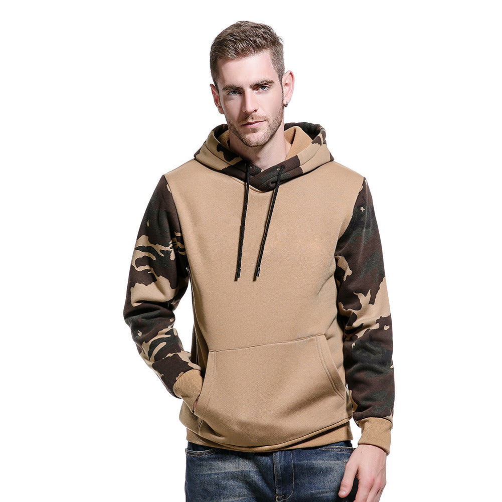 Men's hoodie with modern camouflage design Lisslune