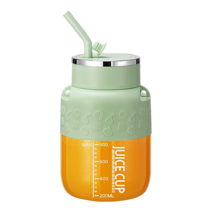 Lisslune | 2in1 Bottle Mixer with Straw 800ml - Perfect for On the Go!