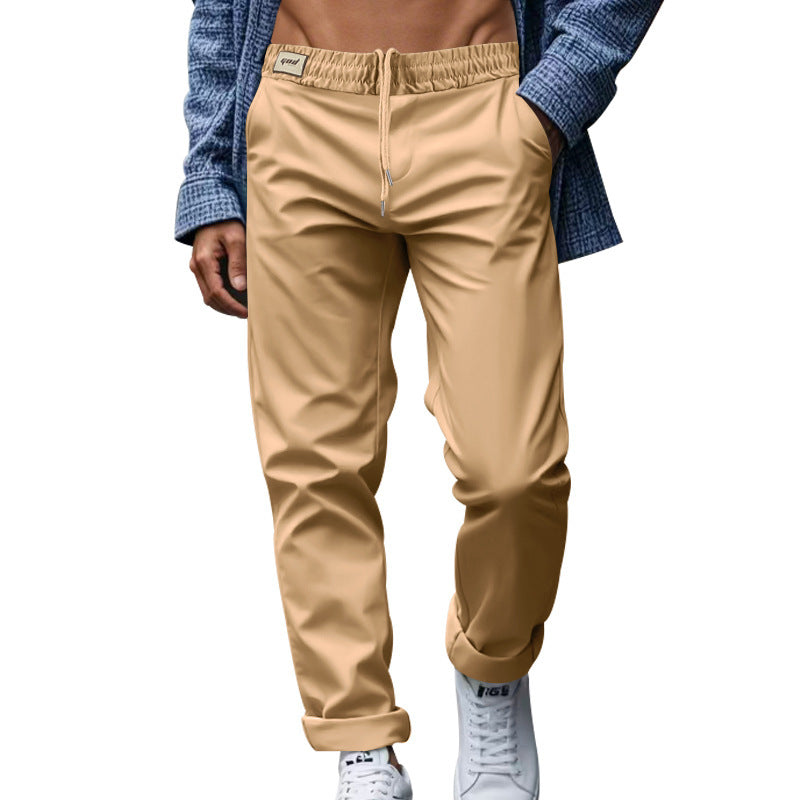 Men's elegant chino pants with a casual cut and practical pockets Lisslune
