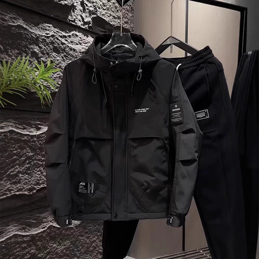 Men's Functional Outdoor Jacket with Breathable Properties Lisslune