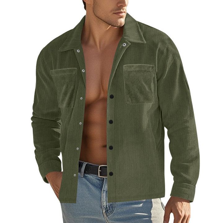 Men's cord jacket with practical pockets Lisslune