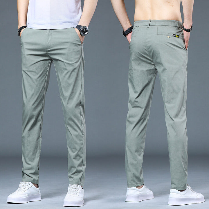 Men's airy leisure pants in modern slim-fit design Lisslune
