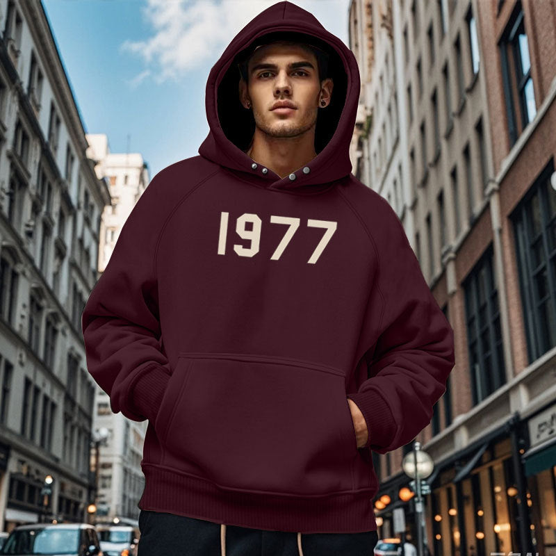 Men's Cozy Hoodie with Unique Design and Practical Pockets Lisslune