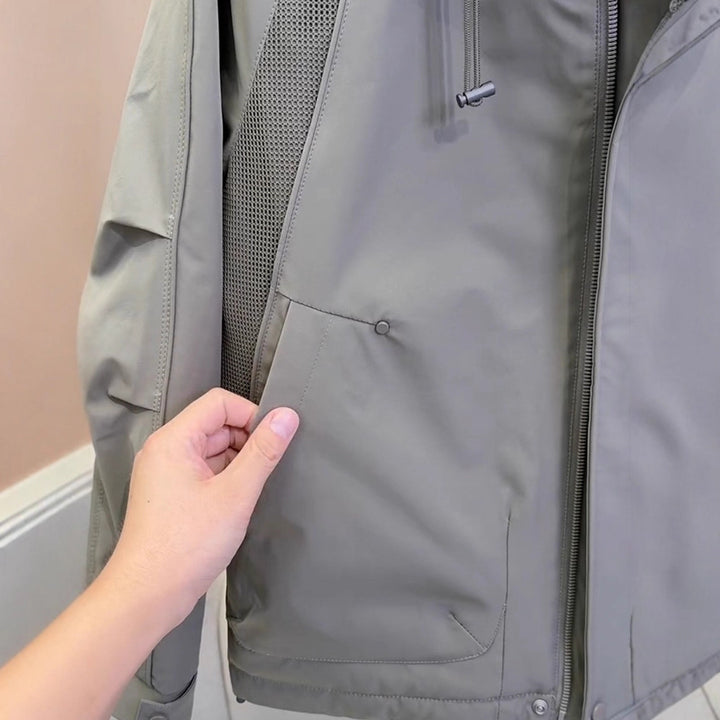 Men's Technical Outdoor Jacket with Practical Pockets Lisslune