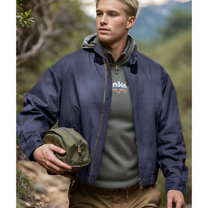 Men's versatile outdoor jacket with practical pockets and weather-resistant material Lisslune