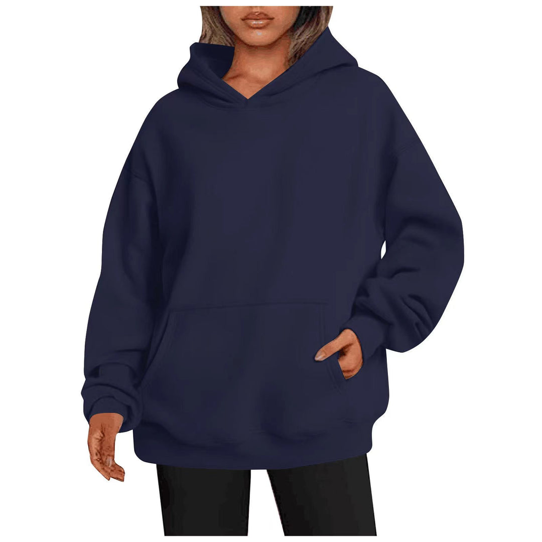 Women's oversized hoodie with practical kangaroo pockets and soft inner lining Lisslune
