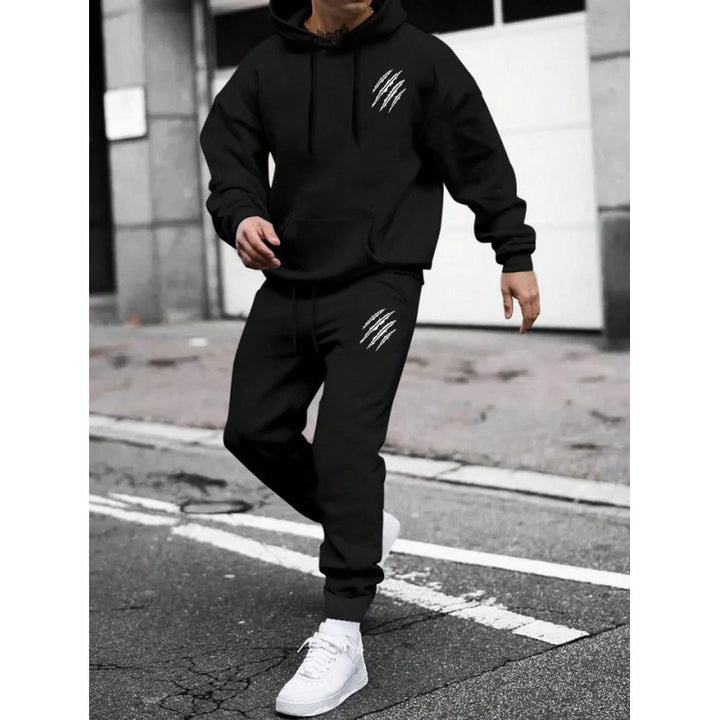 Men's tracksuit with modern graphic design and practical pockets Lisslune