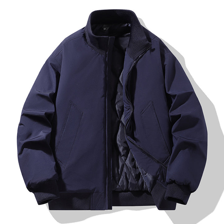 Men's Stylish Quilted Jacket with High Collar Lisslune