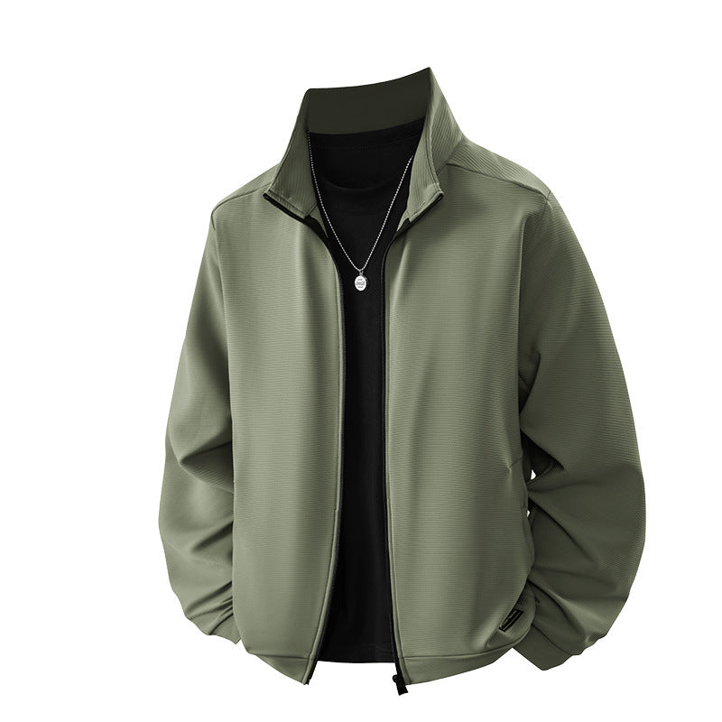 Men's Sports Jacket with Breathable Material and Modern Zipper Lisslune