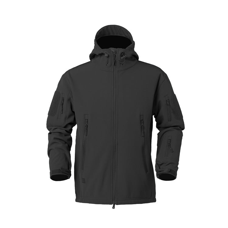 Men's tactical jacket with versatile zippered pockets and breathable material Lisslune