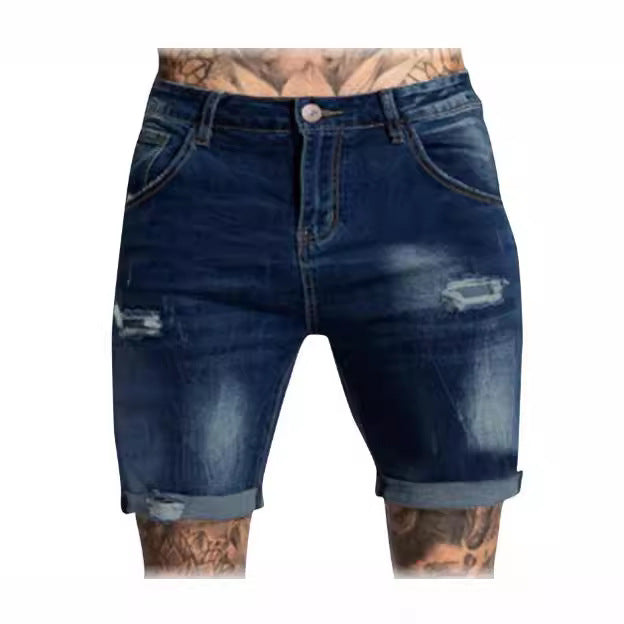 Herren Destroyed Jeansshorts Lisslune
