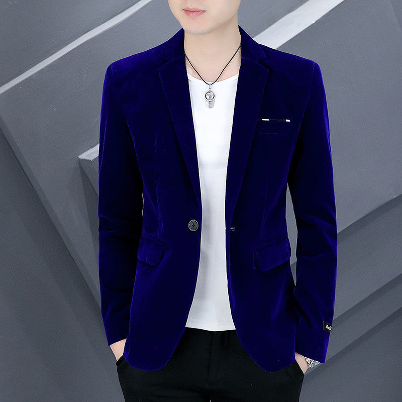 Men's elegant velvet blazer Lisslune