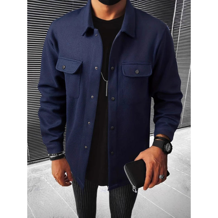 Men's Versatile Shirt Jacket Made Of Soft Material Lisslune