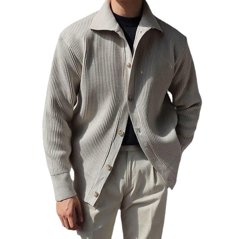 Men's Structured Button-Down Jacket Lisslune