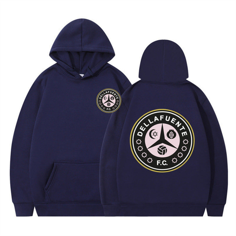 Women's hooded sweatshirt with unique club design and soft fleece Lisslune