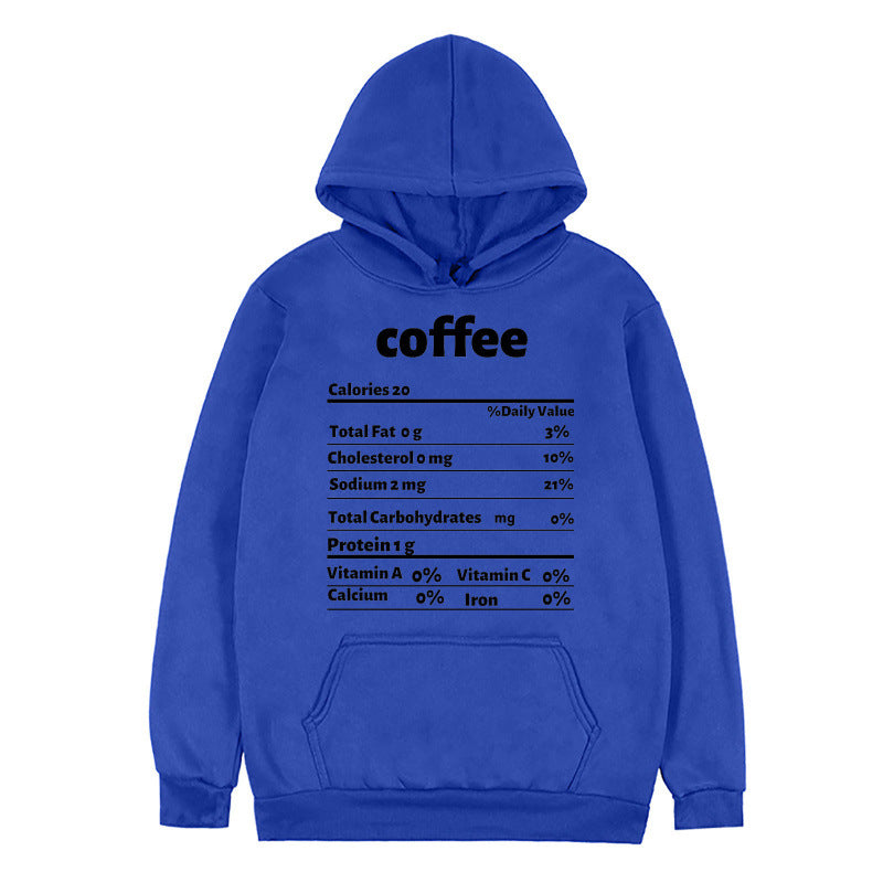 Women's hoodie with creative nutritional design Lisslune