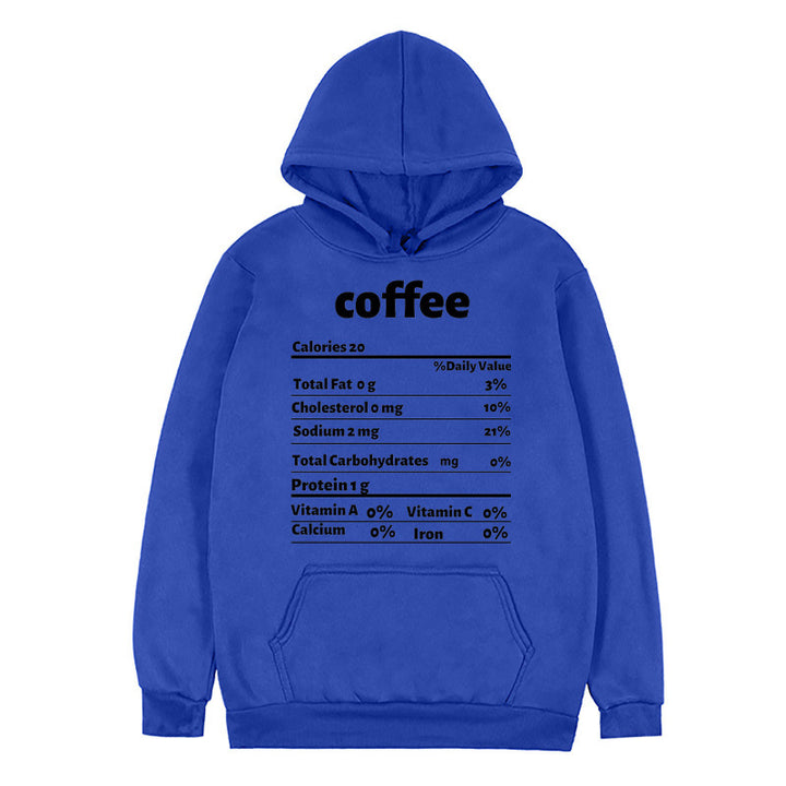 Women's hoodie with creative nutritional design Lisslune