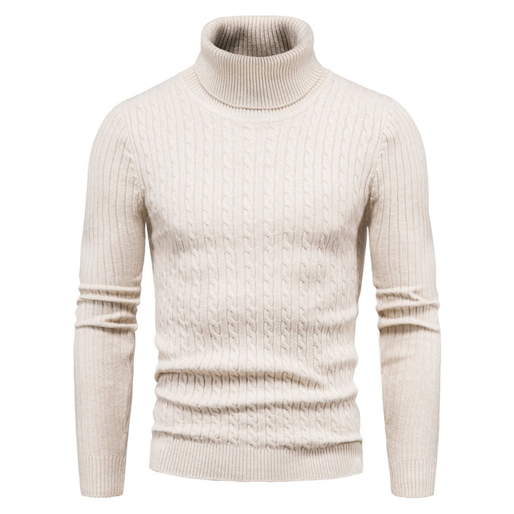Men's comfortable turtleneck sweater Lisslune