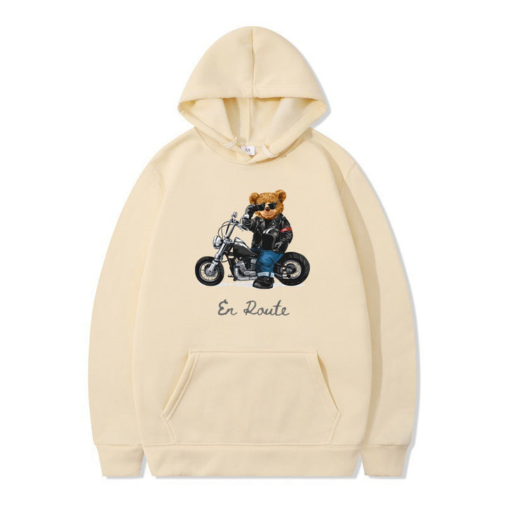 Women's hoodie with unique bear design and casual fit Lisslune