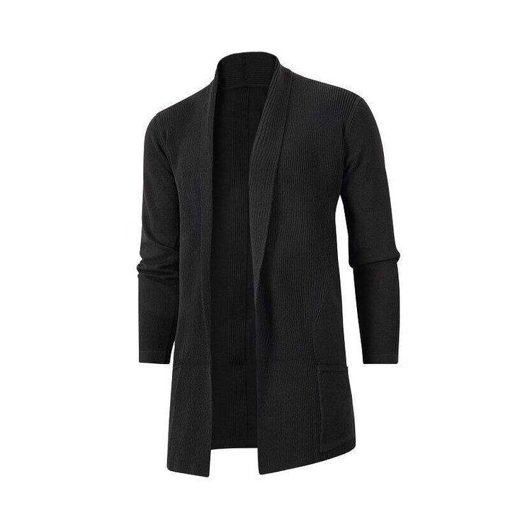 Men's cardigan with open cut and practical pockets Lisslune