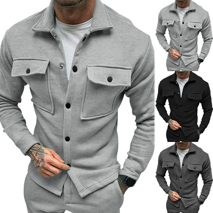 Men's utility jacket with practical pockets and modern cut Lisslune