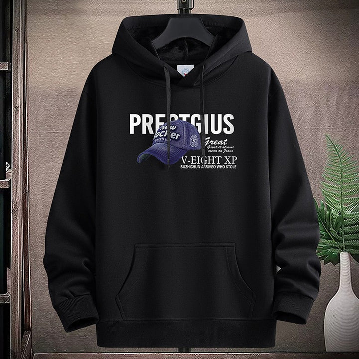 Women's Hooded Sweatshirt with Creative Graphic Design and Practical Kangaroo Pockets Lisslune