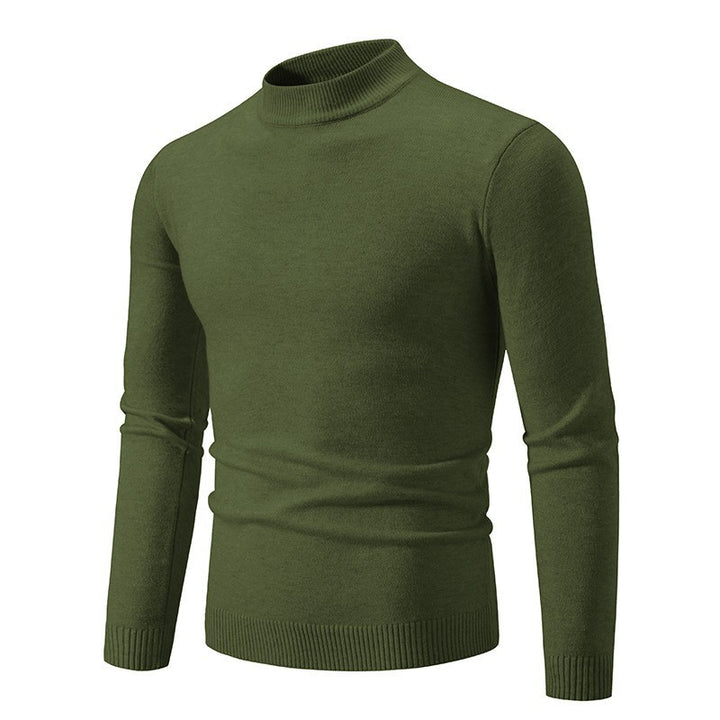 Men's turtleneck sweater made of high-quality knit material Lisslune