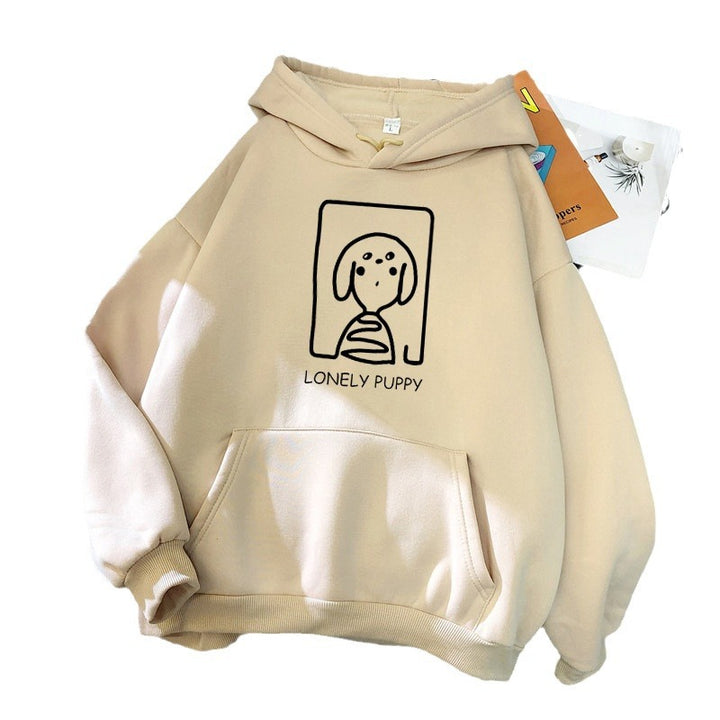Women's hoodie with creative dog design Lisslune