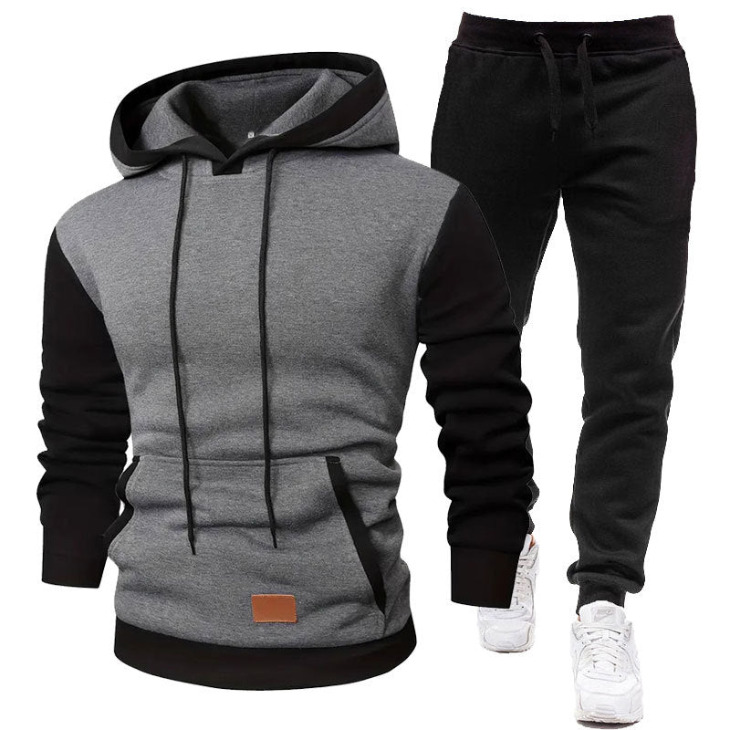 Men's Sporty Hoodie and Jogging Pants Set Lisslune