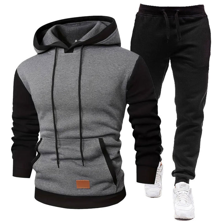 Men's Sporty Hoodie and Jogging Pants Set Lisslune