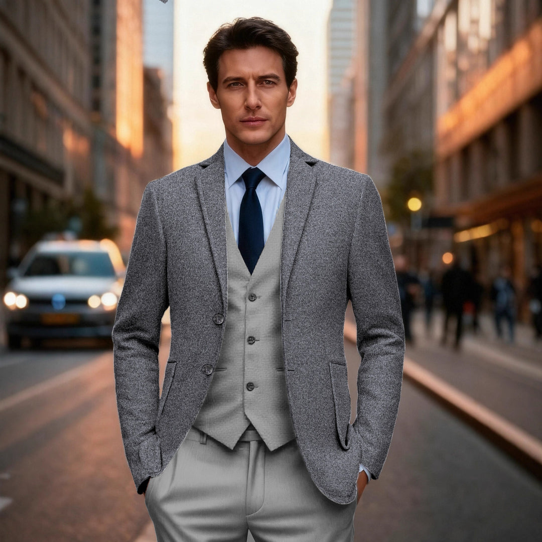 Men's classic single-breasted blazer Lisslune