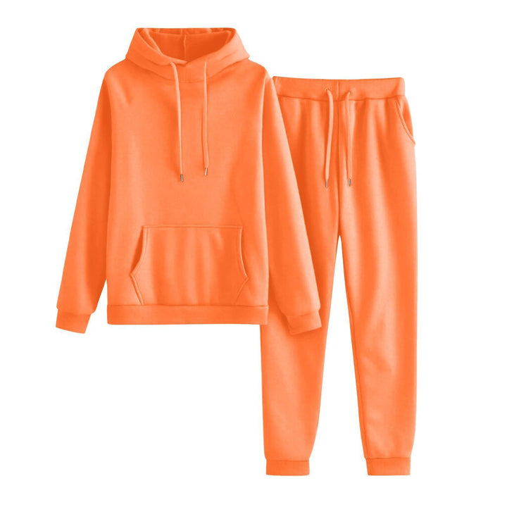 Women's hoodie and jogger set in a casual cut with practical pockets Lisslune