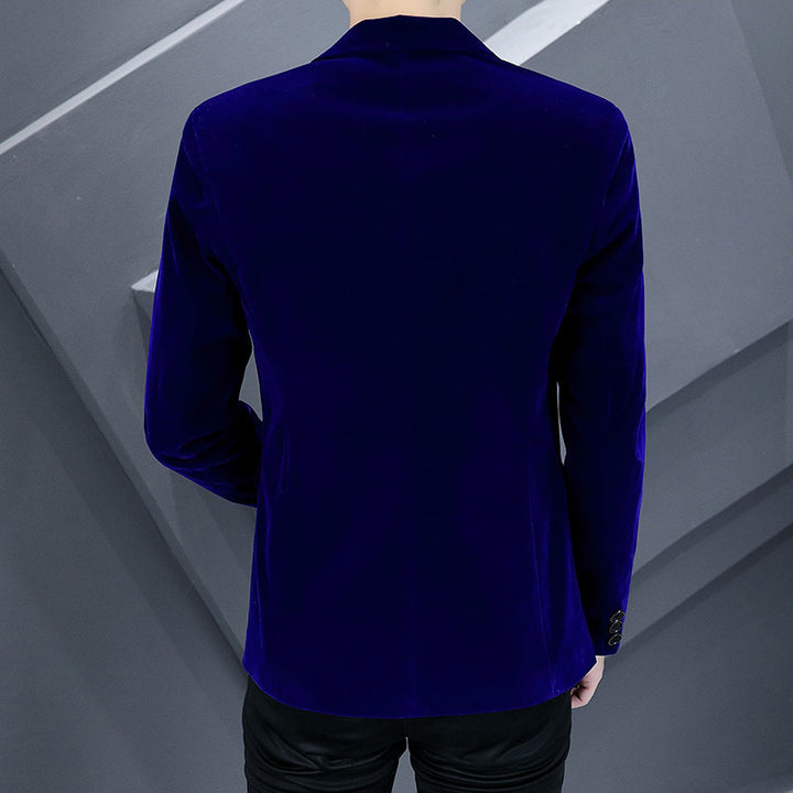 Men's elegant velvet blazer Lisslune